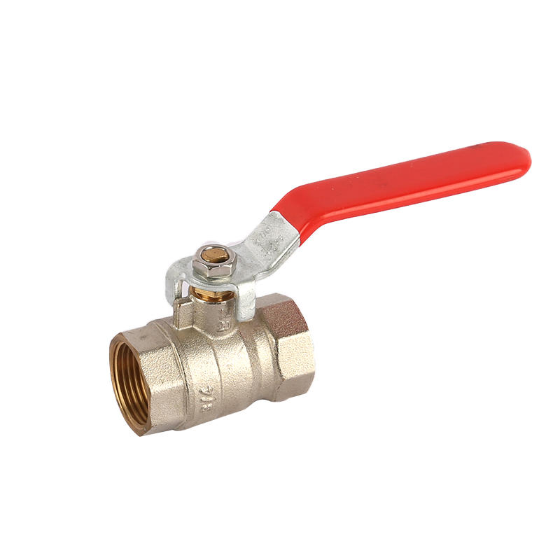 1/4" - 1" Female to Female Brass Ball Valve with Steel Lever Handle ART AK1000