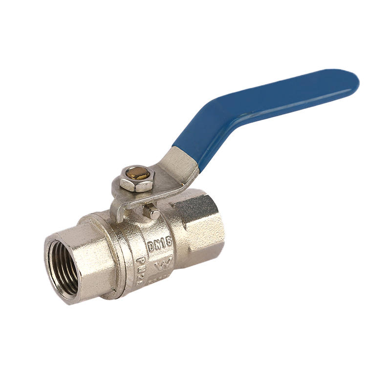 Female to Female PN25 Brass Ball Valve with Nickle plating ART AK1008