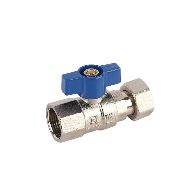 3/4" F-F Brass Ball Valve with Sliding Nut ,Aluminium Handle ART AK1209