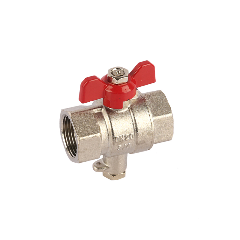 1/2" to 1" Female Threaded Brass Ball Valve with lock hole ART AK1211