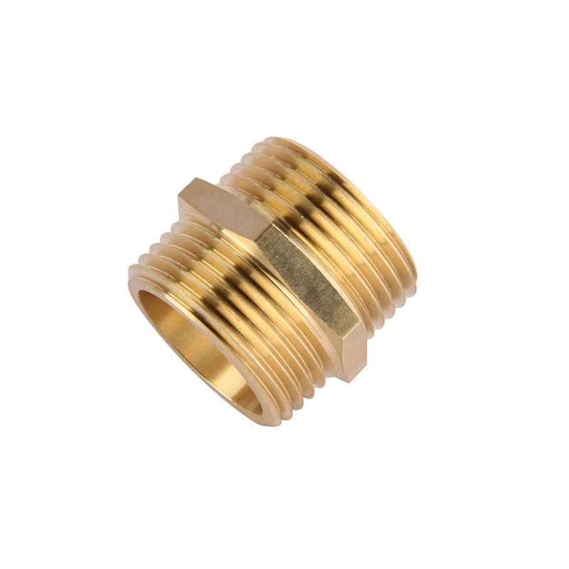 Brass equal nipple ART AK7508