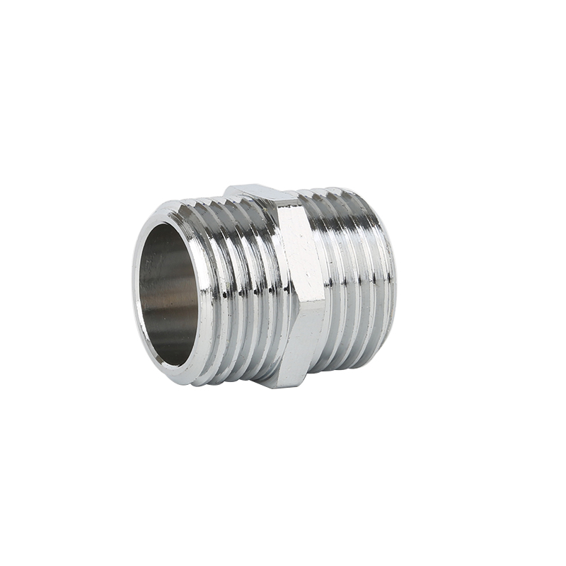 Brass equal nipple with chrome plated ART AK7508C
