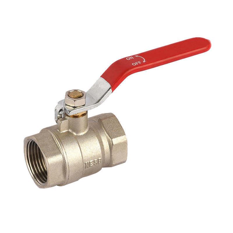 F-F brass ball valve with presure nut type from half inch to two inch ART AK1007