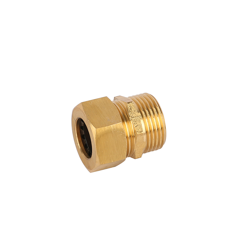Brass biconical fitting with stainless steel ring Series ATR AK7200-7206